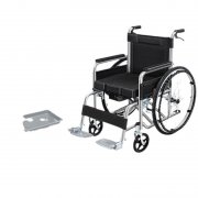 残疾人推车手动老年人代步车行走四轮车折叠推车轻便带坐便四轮车