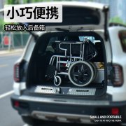 手动轮椅车可折叠轻便便携老年人代步车坐便手推车厂家