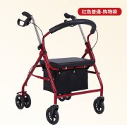 老年人手推车多功能助行器四轮可折叠代步车休闲带坐买菜购物车